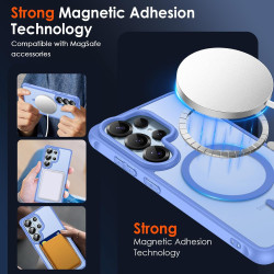 ivoler Coque Magnétique pour Samsung Galaxy S26 Ultra 5G avec 2 Pièces Verre Trempé, Compatible avec MagSafe, Translucide Mat Ar