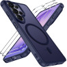 ivoler Coque Magnétique pour Samsung Galaxy S26 Ultra 5G avec 2 Pièces Verre Trempé, Compatible avec MagSafe, Translucide Mat Ar