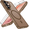 ivoler Coque Magnétique pour Samsung Galaxy S26 Ultra 5G avec 2 Pièces Verre Trempé, Compatible avec MagSafe, Translucide Mat Ar