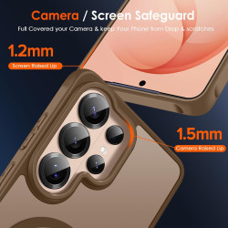 ivoler Coque Magnétique pour Samsung Galaxy S26 Ultra 5G avec 2 Pièces Verre Trempé, Compatible avec MagSafe, Translucide Mat Ar