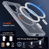 ivoler Coque Magnétique pour Samsung Galaxy S26 Ultra 5G avec 2 Pièces Verre Trempé, Compatible avec MagSafe, Translucide Mat Ar