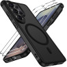 ivoler Coque Magnétique pour Samsung Galaxy S26 Ultra 5G avec 2 Pièces Verre Trempé, Compatible avec MagSafe, Translucide Mat Ar