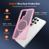 ivoler Coque Magnétique pour Samsung Galaxy S26 Ultra 5G avec 2 Pièces Verre Trempé, Compatible avec MagSafe, Translucide Mat Ar