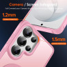ivoler Coque Magnétique pour Samsung Galaxy S26 Ultra 5G avec 2 Pièces Verre Trempé, Compatible avec MagSafe, Translucide Mat Ar
