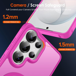 ivoler Coque Magnétique pour Samsung Galaxy S26 Ultra 5G avec 2 Pièces Verre Trempé, Compatible avec MagSafe, Translucide Mat Ar