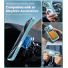 ivoler Coque Magnétique pour iPhone 15 Pro 6.1 Pouces, Compatible avec MagSafe, [Protection Antichoc Militaire] Translucide Mat 
