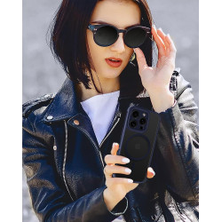 ivoler Coque Magnétique pour iPhone 15 Pro 6.1 Pouces, Compatible avec MagSafe, [Protection Antichoc Militaire] Translucide Mat 