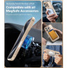 ivoler Coque Magnétique pour iPhone 15 Pro 6.1 Pouces, Compatible avec MagSafe, [Protection Antichoc Militaire] Translucide Mat 