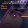 ivoler Coque Magnétique pour iPhone 17e / 16e, Compatible avec Magsafe, 2 Pièces Verre Trempé - Étui Antichoc avec Protection Mi