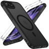 ivoler Coque Magnétique pour iPhone 17e / 16e, Compatible avec Magsafe, 2 Pièces Verre Trempé - Étui Antichoc avec Protection Mi