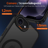 ivoler Coque Magnétique pour iPhone 17e / 16e, Compatible avec Magsafe, 2 Pièces Verre Trempé - Étui Antichoc avec Protection Mi