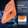 Ivoler coque magnétique pour iphone 17e / 16e, compatible avec magsafe, 2 pièces verre trempé - étui antichoc avec protection mi