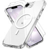 ivoler Coque Magnétique pour iPhone 17e / 16e, Compatible avec Magsafe, 2 Pièces Verre Trempé - Étui Antichoc avec Protection Mi