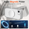 ivoler Coque Magnétique pour iPhone 17e / 16e, Compatible avec Magsafe, 2 Pièces Verre Trempé - Étui Antichoc avec Protection Mi