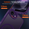 ivoler Coque Magnétique pour iPhone 17e / 16e, Compatible avec Magsafe, 2 Pièces Verre Trempé - Étui Antichoc avec Protection Mi