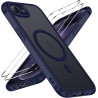 ivoler Coque Magnétique pour iPhone 17e / 16e, Compatible avec Magsafe, 2 Pièces Verre Trempé - Étui Antichoc avec Protection Mi