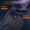 ivoler Coque Magnétique pour iPhone 17e / 16e, Compatible avec Magsafe, 2 Pièces Verre Trempé - Étui Antichoc avec Protection Mi