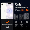 ivoler Coque Magnétique pour iPhone 17e / 16e, Compatible avec Magsafe, 2 Pièces Verre Trempé - Étui Antichoc avec Protection Mi