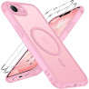 ivoler Coque Magnétique pour iPhone 17e / 16e, Compatible avec Magsafe, 2 Pièces Verre Trempé - Étui Antichoc avec Protection Mi