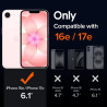 ivoler Coque Magnétique pour iPhone 17e / 16e, Compatible avec Magsafe, 2 Pièces Verre Trempé - Étui Antichoc avec Protection Mi