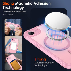 ivoler Coque Magnétique pour iPhone 17e / 16e, Compatible avec Magsafe, 2 Pièces Verre Trempé - Étui Antichoc avec Protection Mi