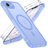 ivoler Coque Magnétique pour iPhone 17e / 16e, Compatible avec Magsafe, 2 Pièces Verre Trempé - Étui Antichoc avec Protection Mi