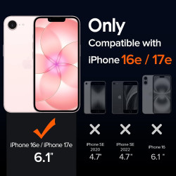 ivoler Coque Magnétique pour iPhone 17e / 16e, Compatible avec Magsafe, 2 Pièces Verre Trempé - Étui Antichoc avec Protection Mi