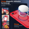 ivoler Coque Magnétique pour iPhone 17e / 16e, Compatible avec Magsafe, 2 Pièces Verre Trempé - Étui Antichoc avec Protection Mi