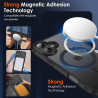 ivoler Coque Magnétique pour iPhone 16 Plus, Compatible avec MagSafe, Translucide Mat Arrière Étui de Protection en Silicone Liq