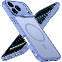 ivoler Coque Magnétique pour iPhone 17 Pro Max, Compatible avec MagSafe, Translucide Mat Arrière Étui de Protection en Silicone 