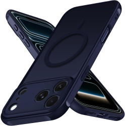 ivoler Coque Magnétique pour iPhone 17 Pro Max, Compatible avec MagSafe, [Protection Antichoc Militaire] Translucide Mat Arrière
