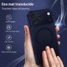ivoler Coque Magnétique pour iPhone 17 Pro Max, Compatible avec MagSafe, [Protection Antichoc Militaire] Translucide Mat Arrière
