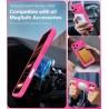 ivoler Coque Magnétique pour iPhone 17 Pro Max, Compatible avec MagSafe, [Protection Antichoc Militaire] Translucide Mat Arrière