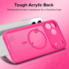 ivoler Coque Magnétique pour iPhone 17 Pro Max, Compatible avec MagSafe, [Protection Antichoc Militaire] Translucide Mat Arrière