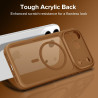 ivoler Coque Magnétique pour iPhone 17 Pro Max, Compatible avec MagSafe, [Protection Antichoc Militaire] Translucide Mat Arrière