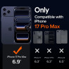 ivoler Coque Magnétique pour iPhone 17 Pro Max, Compatible avec MagSafe, Translucide Mat Arrière Étui de Protection en Silicone 
