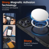 ivoler Coque Magnétique pour iPhone 17 Pro Max, Compatible avec MagSafe, Translucide Mat Arrière Étui de Protection en Silicone 