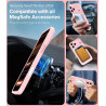 ivoler Coque Magnétique pour iPhone 17 Pro Max, Compatible avec MagSafe, [Protection Antichoc Militaire] Translucide Mat Arrière