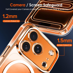 ivoler Coque Magnétique pour iPhone 17 Pro Max, Compatible avec MagSafe, [Anti-Jaunissement] [Protection Antichoc Militaire] HD 
