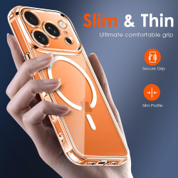 ivoler Coque Magnétique pour iPhone 17 Pro Max, Compatible avec MagSafe, [Anti-Jaunissement] [Protection Antichoc Militaire] HD 