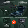 ivoler Coque Magnétique pour iPhone 17 Pro Max, Compatible avec MagSafe, [Protection Antichoc Militaire] Translucide Mat Arrière