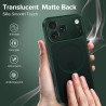 ivoler Coque Magnétique pour iPhone 17 Pro Max, Compatible avec MagSafe, [Protection Antichoc Militaire] Translucide Mat Arrière