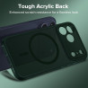 ivoler Coque Magnétique pour iPhone 17 Pro Max, Compatible avec MagSafe, [Protection Antichoc Militaire] Translucide Mat Arrière