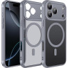 ivoler Coque Magnétique pour iPhone 17 Pro Max, Compatible avec MagSafe, Translucide Mat Arrière Étui de Protection en Silicone 