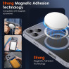 ivoler Coque Magnétique pour iPhone 17 Pro Max, Compatible avec MagSafe, Translucide Mat Arrière Étui de Protection en Silicone 