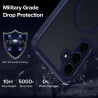 ivoler Coque Magnétique pour Samsung Galaxy S25 FE 5G, Compatible avec MagSafe, Translucide Mat Arrière Étui de Protection en Si