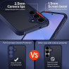ivoler Coque Magnétique pour Samsung Galaxy S25 FE 5G, Compatible avec MagSafe, Translucide Mat Arrière Étui de Protection en Si