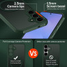 ivoler Coque Magnétique pour Samsung Galaxy S25 FE 5G, Compatible avec MagSafe, Translucide Mat Arrière Étui de Protection en Si