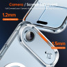 ivoler Coque Magnétique pour iPhone Air, Compatible avec MagSafe, [Protection Antichoc Militaire] HD Clair Étui de Téléphone Dos