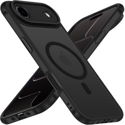 ivoler Coque Magnétique pour iPhone Air, Compatible avec MagSafe, Translucide Mat Arrière Étui de Protection en Silicone Liquide
